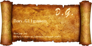Dan Gilgames névjegykártya